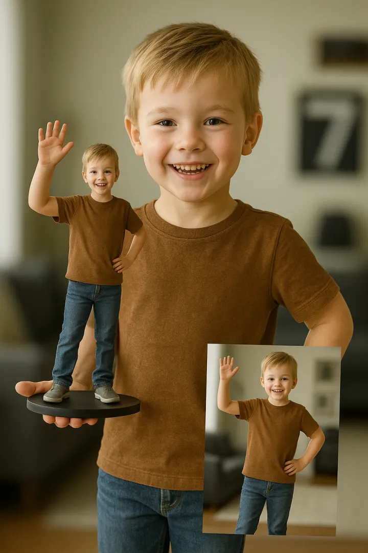 Full color custom figurine from photo_11zon