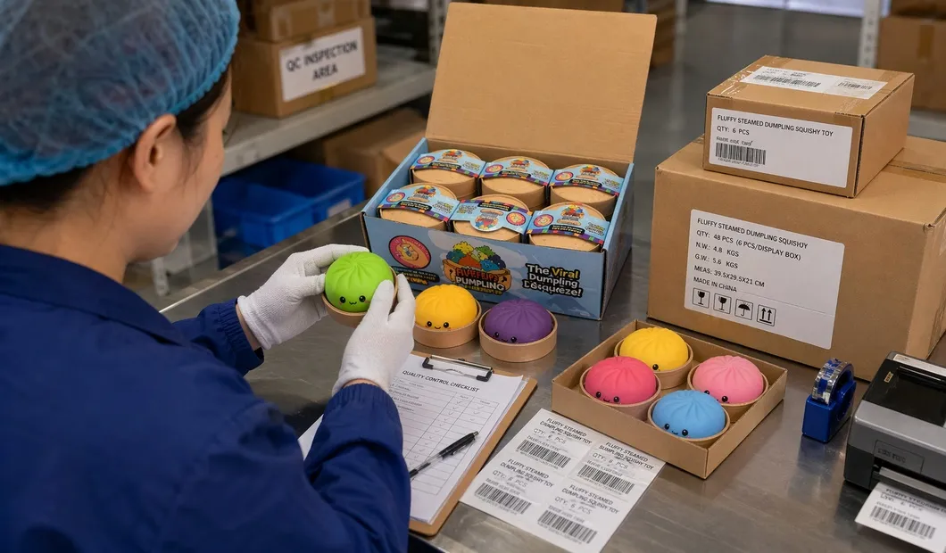 Dumpling Squishy Toy Quality Control Checklist for Importers - EDNTOY